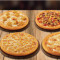 Mahlzeit Für 4: Veg Pizza Mania Party Combo