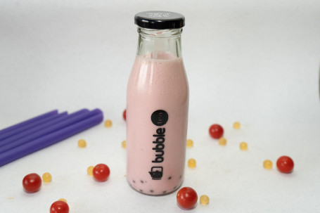 Cranberry Smoothie With Poping Boba