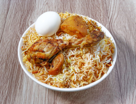 Chicken Dum Biryani (With Egg)