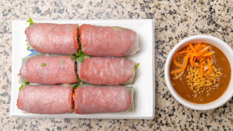 A8. Nem Nướng Cuốn Meat Ball Spring Rolls