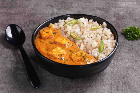 Sabudana Khichdi Paneer Makhmali Schüssel