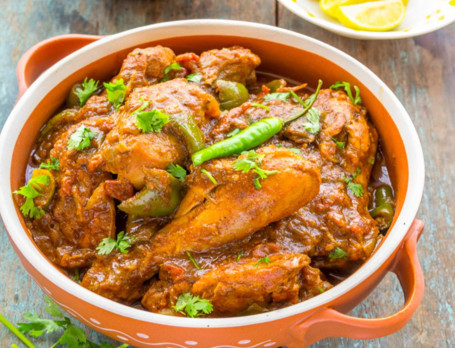 Tikhat Kadai Chicken