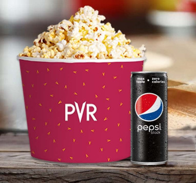 Popcorn, Gesalzen, Große Schwarze Pepsi-Dose