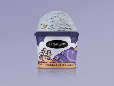 Blaubeer-Käsekuchen-Eiscreme [100 Ml]