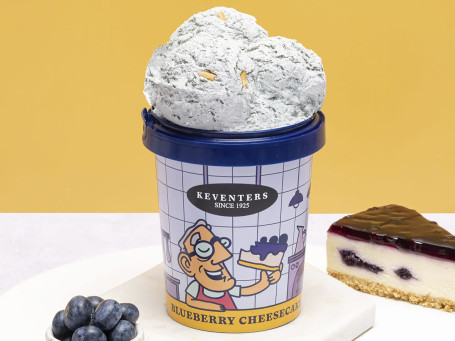 Blaubeer-Käsekuchen-Eiscreme [450 Ml]