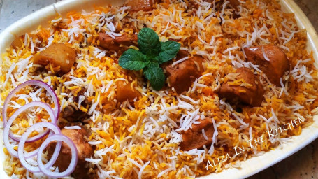 Chicken Biryani Aloo Chicken, Rice)