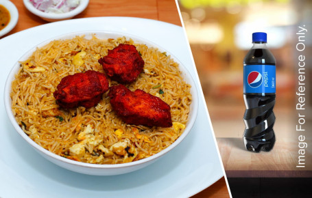 Special Chicken Biryani With Pepsi (500Ml)