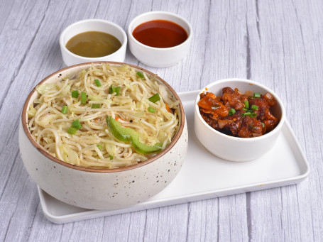 Veg Noodles- Gobi Manchurian Dry