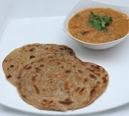 Wheat Parotta With Kurma (2 Pcs)