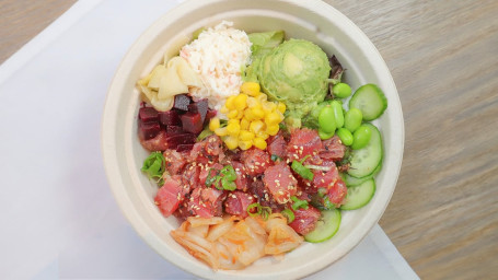 Build Your Own Poke Bowl 2 Scoops Of Poke