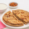 Aloo Paratha mit Quark und Gurke