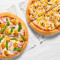 Kreieren Sie Ihre Geschmacksspaßige Kombinationsbox Mit 2 Gemüsepizzas
