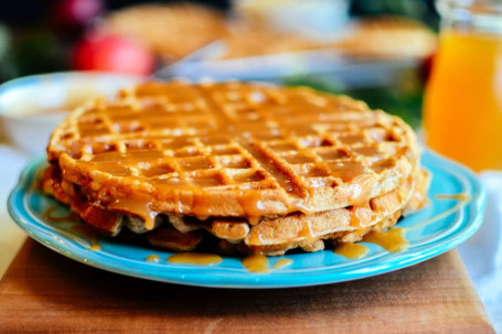 Salted Caramel Waffle Sandwich