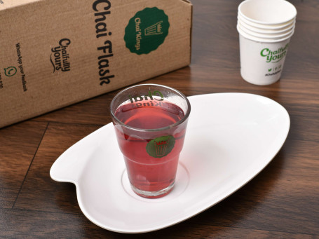 Hibiscus Chai (500 Ml) Mit 2 Honigpäckchen