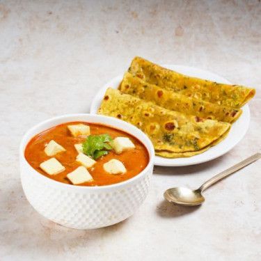 Paneer Masala Mit Thepla