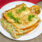 Healthy Chicken Cheese Mayo Bread Omelette