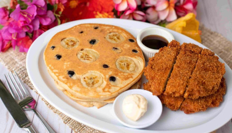 Tropical Chicken Pancakes