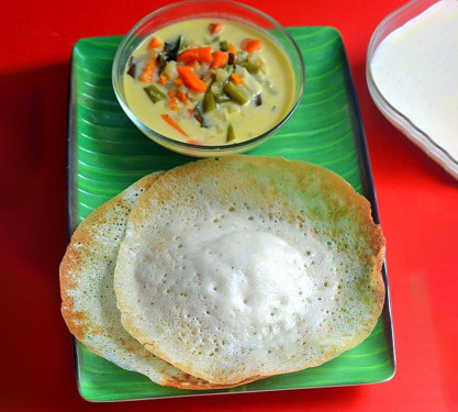 3 Appam Veg Curry