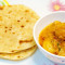 Cheese Paratha 2 Pcs With Aloo Dum