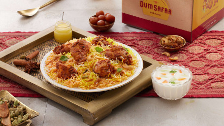 Overload Chicken Dum Biryani (Serves 1)