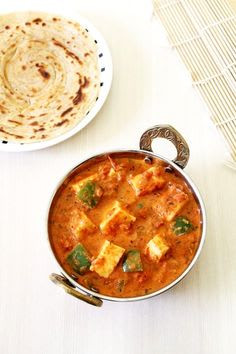 Kadai Paneer Butter Naan