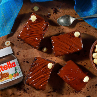 Nutella-Haselnuss-Brownie