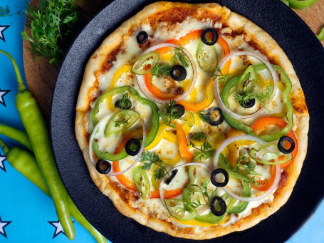 Würzige Vegetarische Mexicana-Pizza