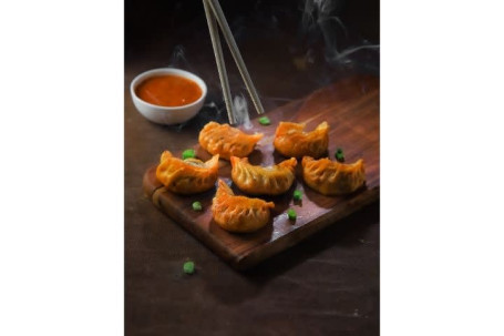 Frittierte Paneer Momos (6 Stück)