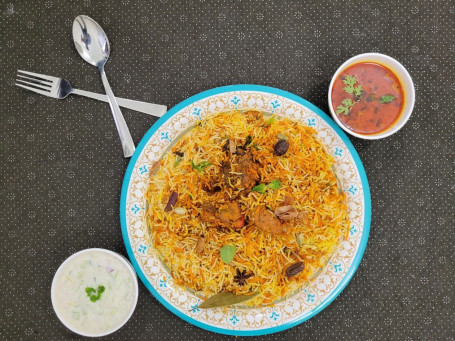 Tandoori Chicken Dum Biryani Serves 1