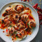 Veg Sichuan Wantons Steamed 5Pcs [Tossed In Chilli Olive Oil]