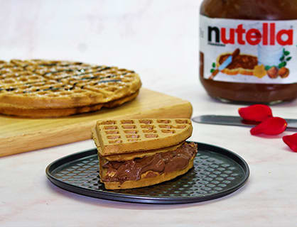 Hooked On Nutella Waffle