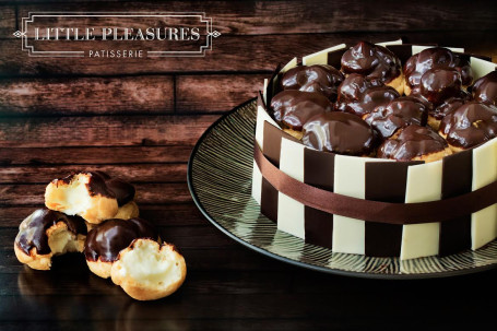 Chocolate Belgian Profiterole Cake