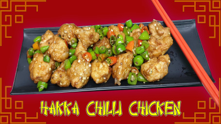 Hakka Chilli Chicken (spicy 14 Pcs