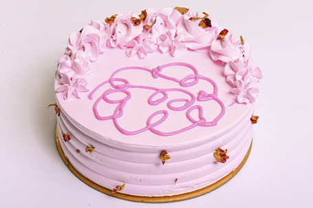 Mini Rose Gulkand Cake