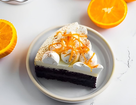 Dark Chocolate Orange Cheesecake (slice)