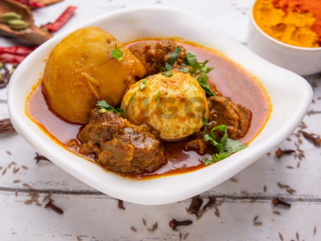 Mutton Aminia Special Curry (3Pcs,Egg,Potato,Jhol)