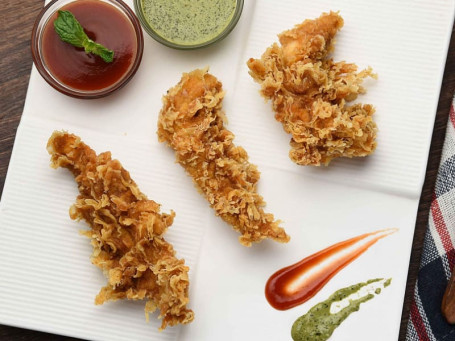 Crispy Fried Chicken Strips (3 Pieces)