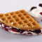 Blueberry Cream Cheese Cake Waffle Sandwich