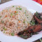 Vegetable Fried Rice Chilli Chicken (2 Pcs)