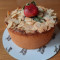 Strawberry Flaked Almond Tea Cake