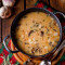 Roasted Garlic Chicken Soup With Garlic Bread