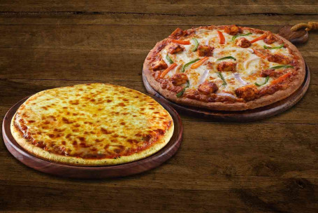 Double Paneer Supreme-Medium Margherita Pizza-Medium (Kostenlos)