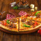 Butter Chicken Cheese Burst Semizza [Halbe Pizza]