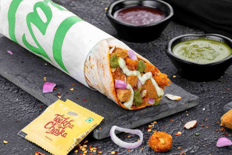 Veg Galauti Kebab Wrap..