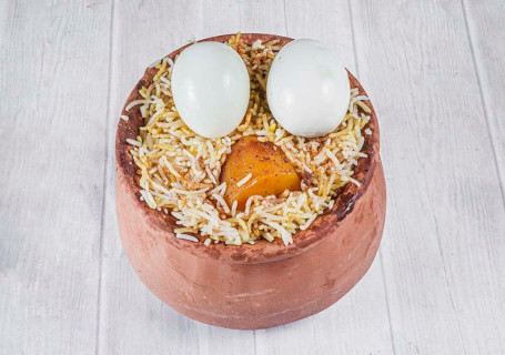 Double Egg Handi Biryani