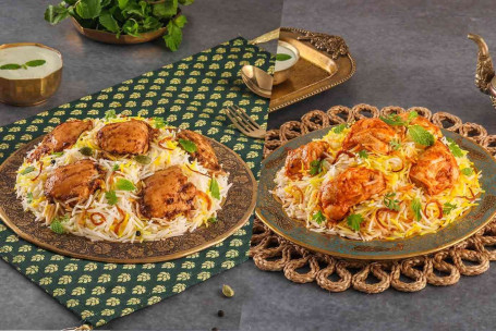 Chicken Biryani (Lazeez Bhuna Murgh, Für 1–2 Personen) Chicken Tikka Biryani (Murgh Tikka, Für 1–2 Personen)
