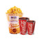 Käse-Popcorn (Xl) (105 G) Und 2 Masala-Cola (300 Ml)