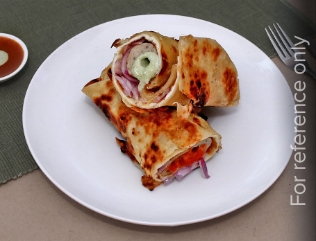 Cheese Frenzy Chicken Kathi Roll