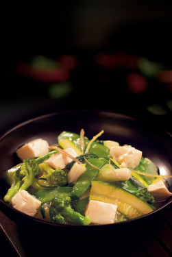 Stir Fried Asian Greens And Tofu