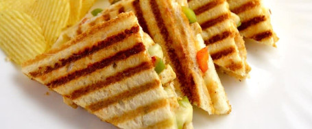 Barbeque Cottage Cheese Sandwich